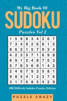 My Big Book Of Soduku Puzzles Vol 2