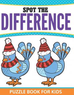 Spot The Difference Puzzle Book For Kids