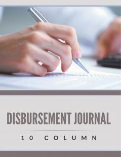 Disbursement Journal - 10 Column