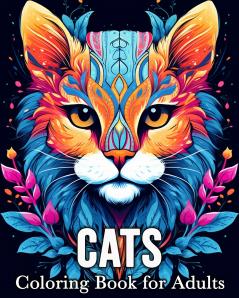 Cats Coloring Book for Adults