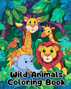 Wild Animals Coloring Book