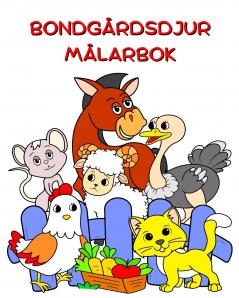 Bondgårdsdjur Målarbok