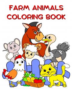 Farm Animals  Coloring Book