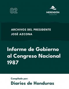 Informe de Gobierno al Congreso Nacional 1987