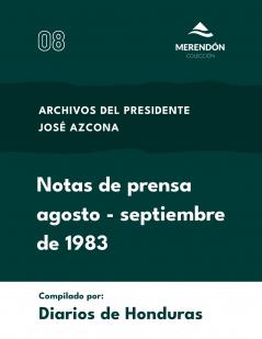 Notas de prensa agosto-septiembre de 1983