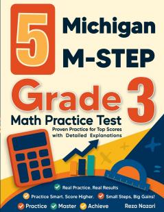 5 Michigan M-STEP Grade 3 Math Practice Tests