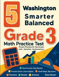 5 Washington Smarter Balanced Grade 3 Math Practice Tests
