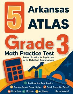 5 Arkansas ATLAS Grade 3 Math Practice Tests