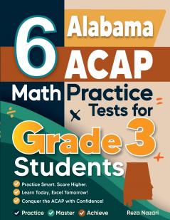 6 Alabama ACAP Math Practice Tests for Grade 3 Students