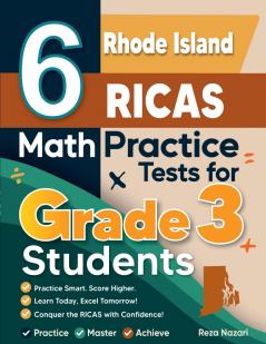 6 Rhode Island RICAS Math Practice Tests for Grade 3 Students