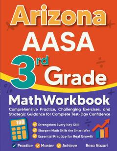 Arizona AASA 3rd Grade Math Workbook