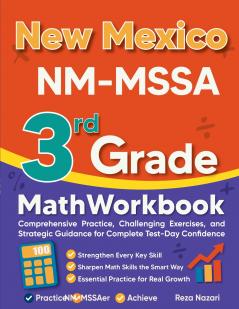 New Mexico NM-MSSA 3rd Grade Math Workbook