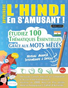 APPRENDRE L'HINDI EN S'AMUSANT - NIVEAU AVANC��