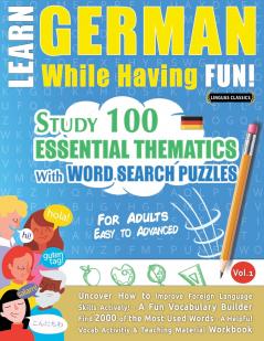 LEARN GERMAN WHILE HAVING FUN! - FOR ADULTS