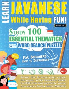 LEARN JAVANESE WHILE HAVING FUN! - FOR BEGINNERS
