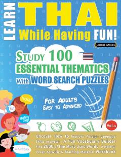 LEARN THAI WHILE HAVING FUN! - FOR ADULTS