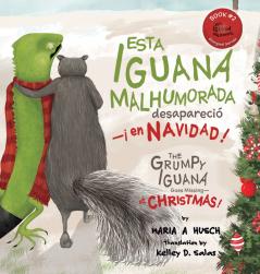 Esta iguana malhumorada desapareció -¡en Navidad!