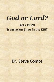 God or Lord? Acts 19