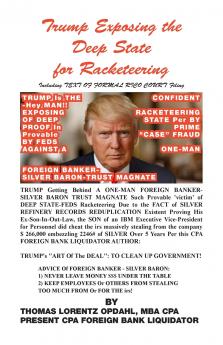 TRUMP Exposing the Deep State for Racketeering