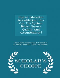 Higher Education Accreditation
