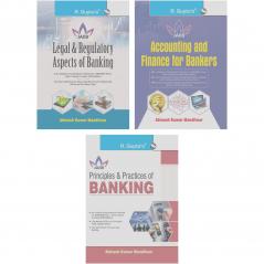 Principles & Practices of Banking + Legal & Regulatory Aspects of Banking + Accounting and Finance for Bankers (Set of 3 books)