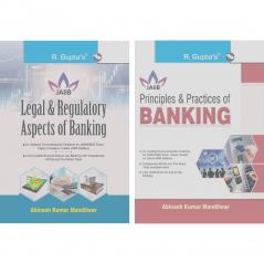 Legal & Regulatory Aspects of Banking+Principles and Practices of Banking: for JAIIB and Diploma in Banking and Finance Examination (Set of 2 Books)