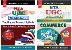 Trueman's UGC NET/SLET General Paper I+Commerce (set of 2 Books)