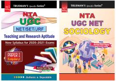 Trueman's UGC NET/SLET General Paper I+Sociology (set of 2 Books)