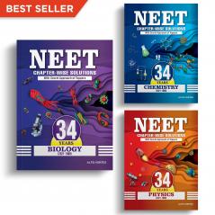 NEET 34 Years Chapter-wise Solutions with Topper's Secret Approach & NCERT Page-wise Reference - Physics Chemistry & Biology (2021-1988) Papers