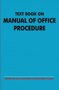 TEXT BOOK ON MANUAL OF OFFICE PROCEDURE|ENGLISH by Adv. P. Sanjayan|Sukumar Publishing House|LAW Books for Exam