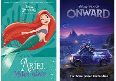 Enchanted Beginnings Combo: Ariel Makes Waves & Onward: Deluxe Junior Novelization