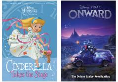 Enchanting Beginnings & Mythical Quests Combo: Cinderella Takes the Stage & Onward: The Deluxe Junior Novelization