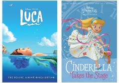 Enchanting Beginnings & Seaside Adventures Combo: Cinderella Takes the Stage & Luca Deluxe Junior Novelization