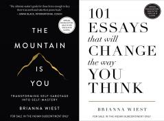 2 Book Combo The Mountain Is You+101 Essays That Will Change The Way You Think (Hardback)-English