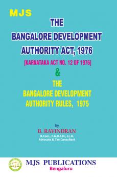 MJS's  The Bangalore Development Authority Act 1976 [Karnataka Act No. 12 Of 1976] & The Bangalore Development Authority Rules 1975(2024 Edition)
