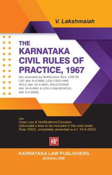 THE KARNATAKA CIVIL RULES OF PRACTICE 1967