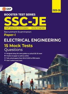 GKP SSC JE 2025 : Booster Test Series - JE Paper I - Electrical Engineering - 15 Mock Tests (includes 2024 Solved Paper) Question