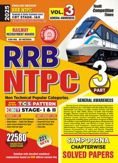 2025-26 RRB NTPC CBT Stage-I & II  General Awareness Solved Papers Vol.03 640 1295 E.