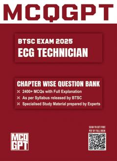 BTSC ECG Technician Exam 2025 | 2400+ MCQ with Full Explanation | Chapterwise Question Bank