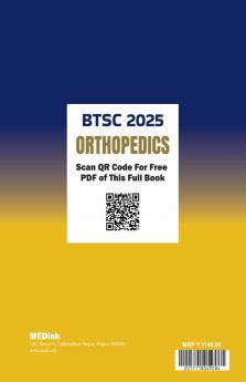 BTSC Orthopedics Special Medical Officer Exam 2025