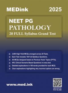 NEET PG Pathology 20 Grand Test 2025 Edition