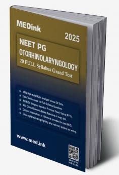 NEET PG Otorhinolaryngology 20 Grand Test 2025 Edition