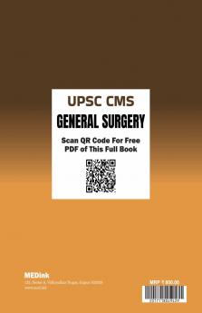 UPSC CMS General Surgery (Book 4 of 6) | Chapterwise Question Bank | 2000+ MCQ with Full Explanation