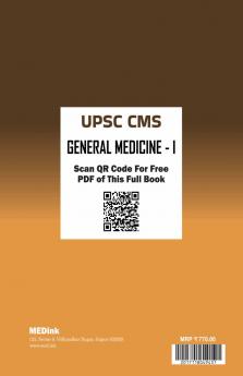 UPSC CMS General Medicine - I (Book 1 of 6) | 2000+MCQ with Full Explanation | Chapterwise Question Bank