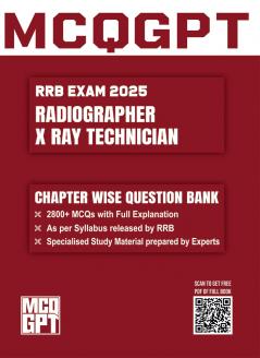 RRB Radiographer X Ray Technician 2025 | 2800+ MCQ with Full Explanation | Chapterwise Question Bank