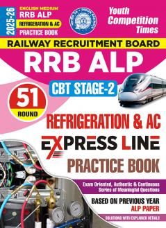 2025-26 RRB ALP CBT Stage-2 Refrigeration & AC Practice Book 208 395 E.