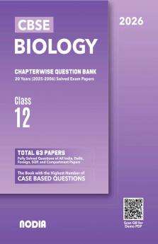 NODIA CBSE Biology Class 12 Question Bank 20 Years PYQB for 2026 Exam