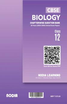 NODIA CBSE Biology Class 12 Question Bank 20 Years PYQB for 2026 Exam