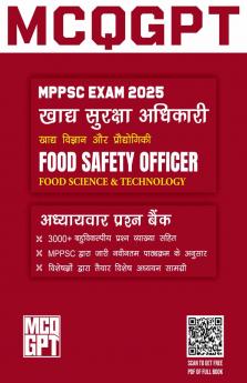 MPPSC Food Safety Officer (FSO) in Hindi Medium | 2025 Edition | 3000+ MCQ with Full Explanation | Chapterwise Question Bank