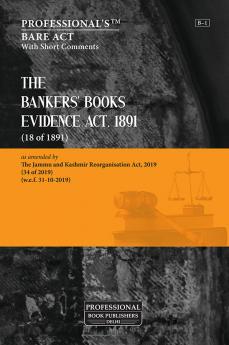 Bankers’ Books Evidence Act 1891 as amended by Jammu and Kashmir Reorganisation Act 2019